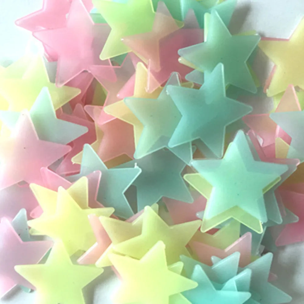 100 Estrelas Fluorescente