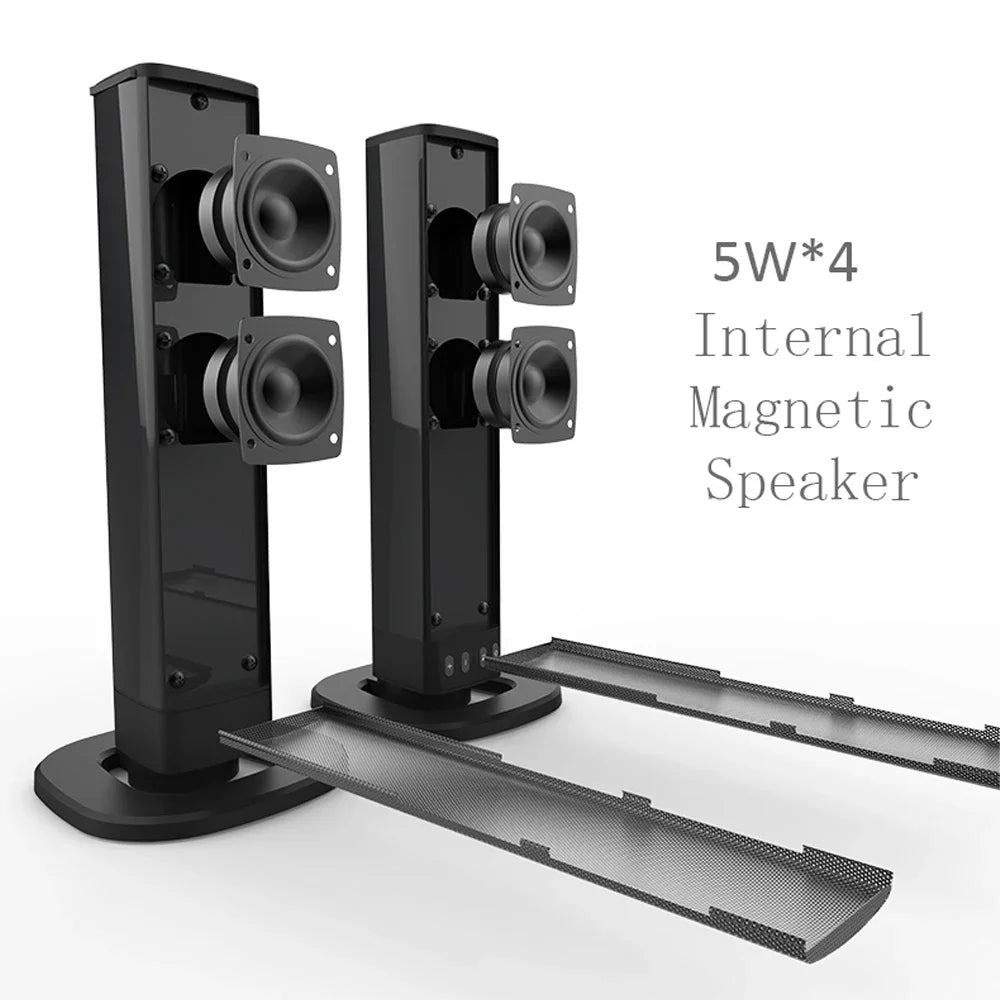 Poderoso soundbar som rádio blaster