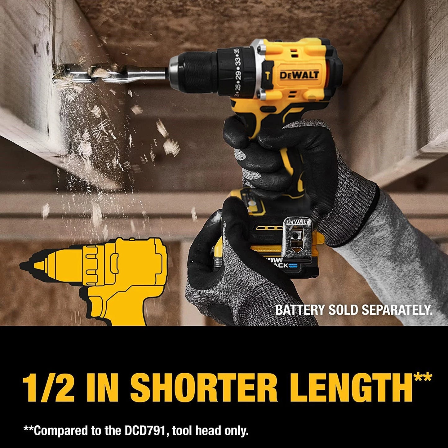 Furadeira elétrica DeWalt DCD800 10MM