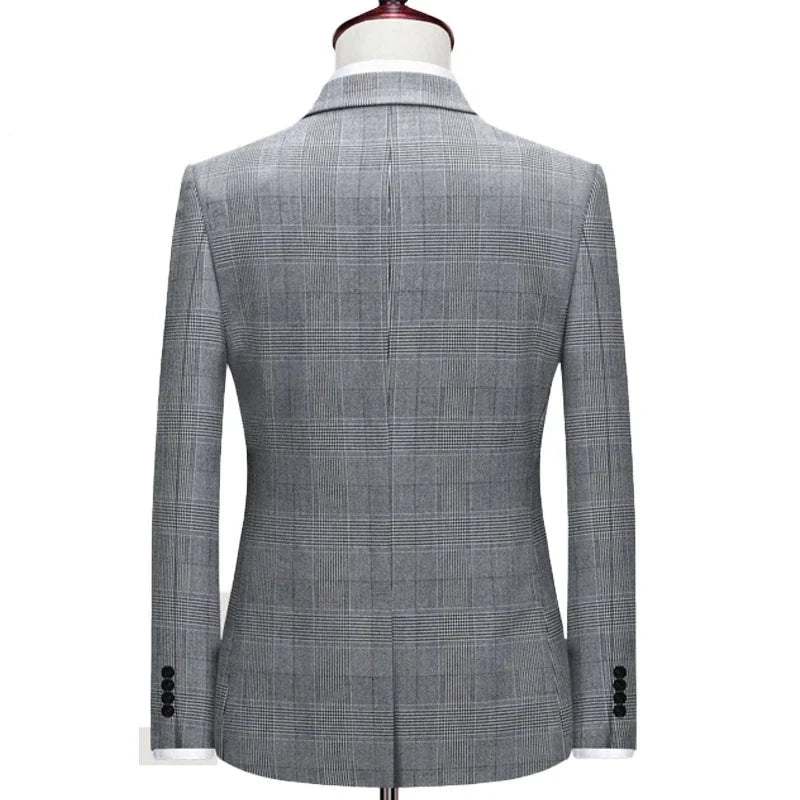 Blazer colete calças high-end