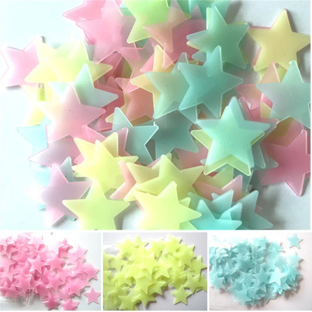 100 Estrelas Fluorescente