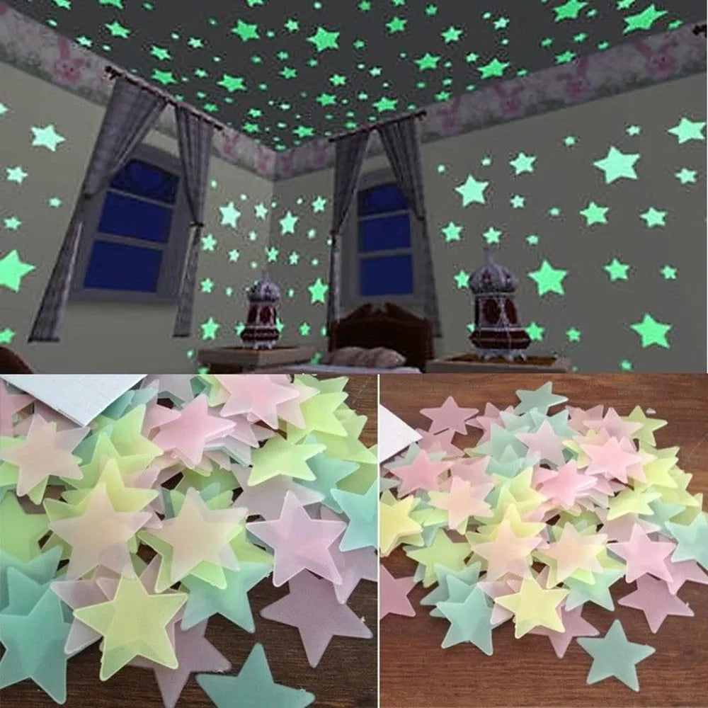100 Estrelas Fluorescente
