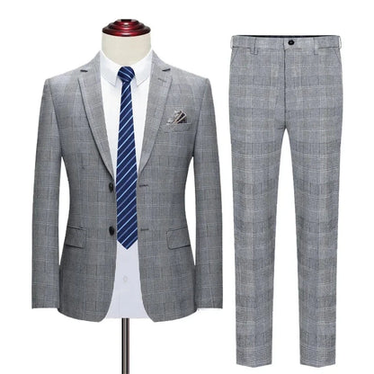 Blazer colete calças high-end