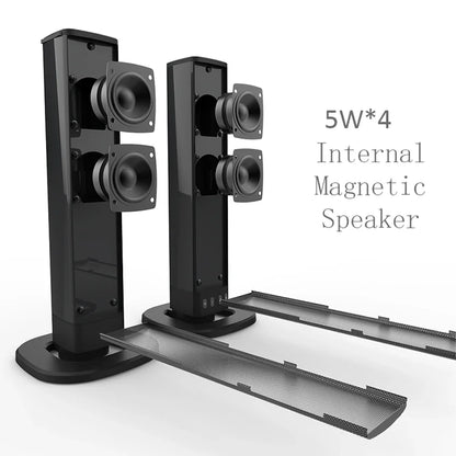 Poderoso soundbar som rádio blaster