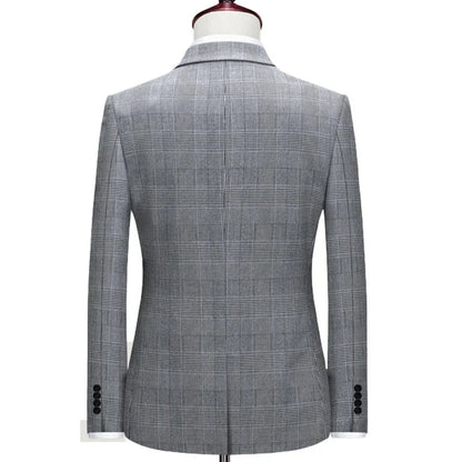 Blazer colete calças high-end